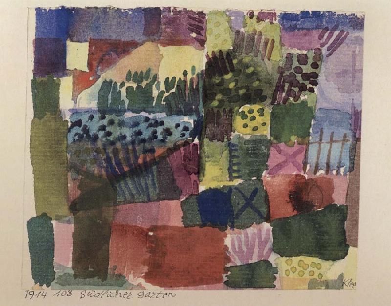 Paul Klee Southern Garden France oil painting art